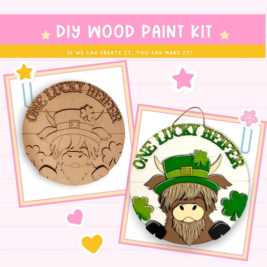 a wooden craft kit for st patrick's day