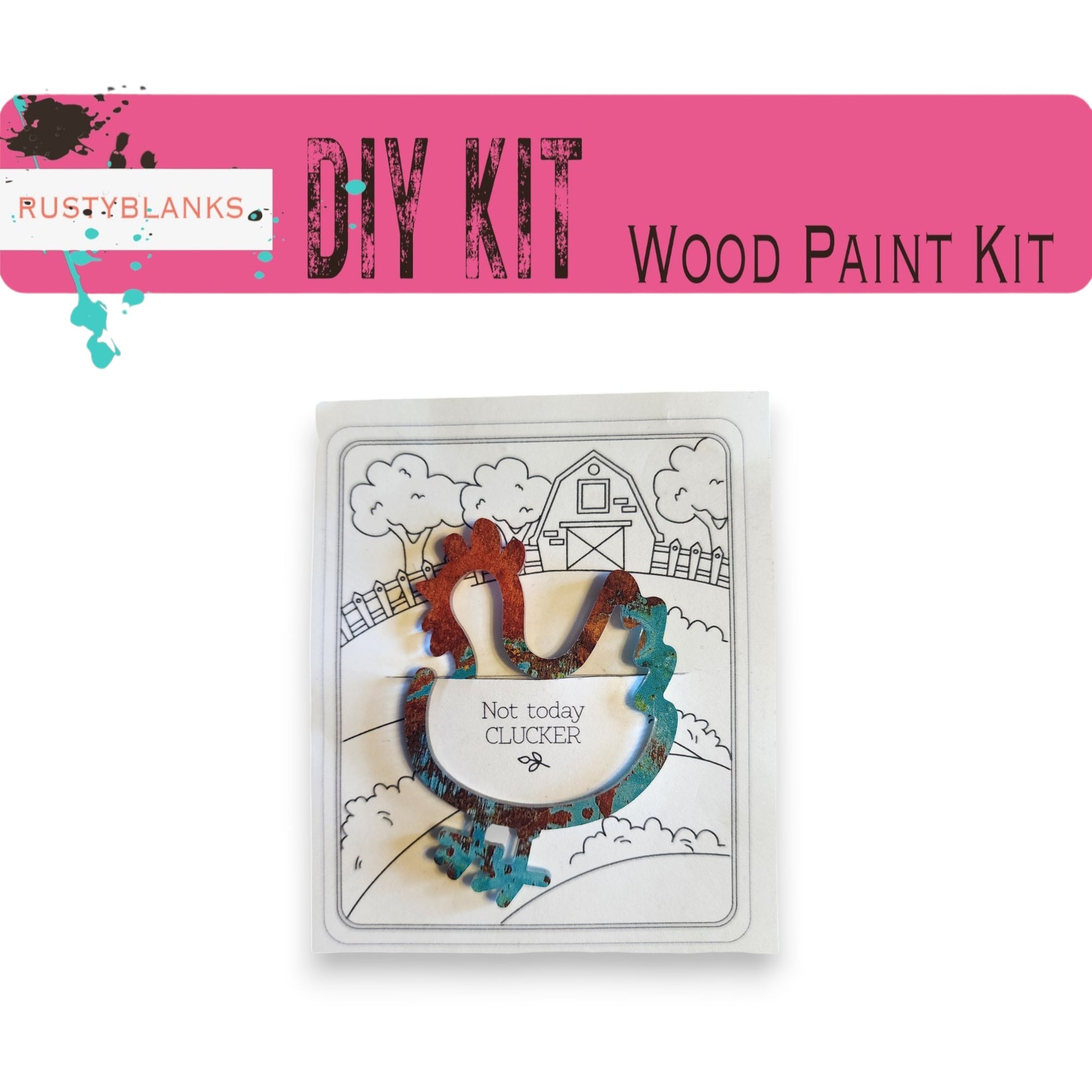 a picture of a wooden paint kit