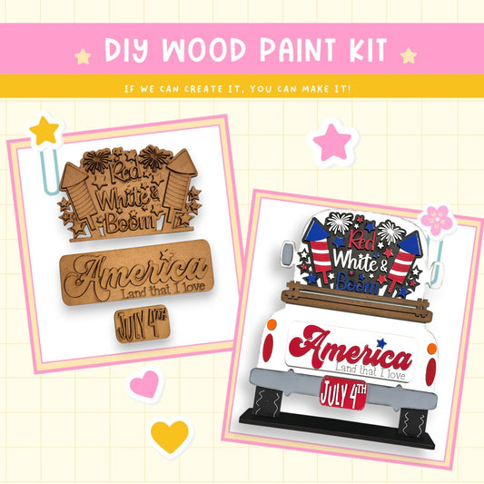 a picture of some wooden magnets on a table