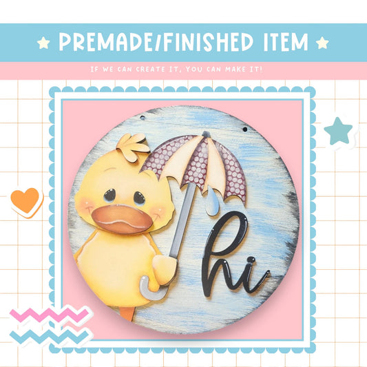 a picture of a duck holding an umbrella