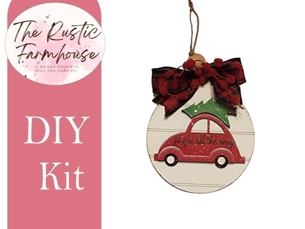 Jingle All the Way  Christmas Holiday Ornament product image 1 from The Rustic Farmhouse