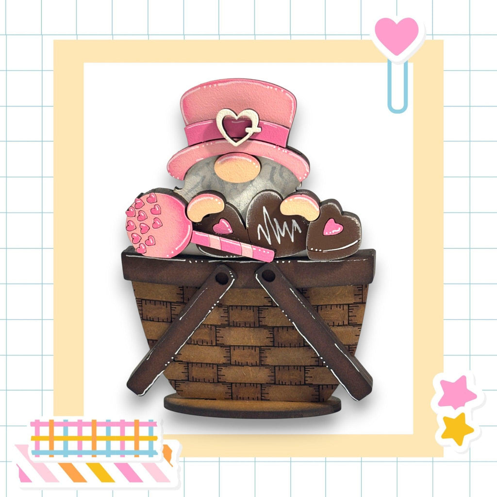 a picture of a teddy bear in a basket