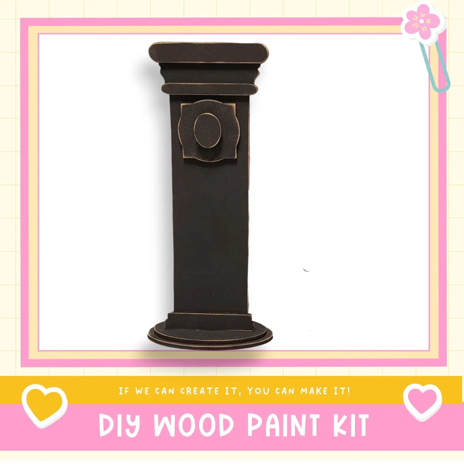 a picture of a wooden paint kit