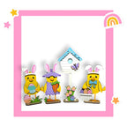 a picture of a group of easter bunnies