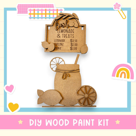 a wooden cutout of a horse and carriage