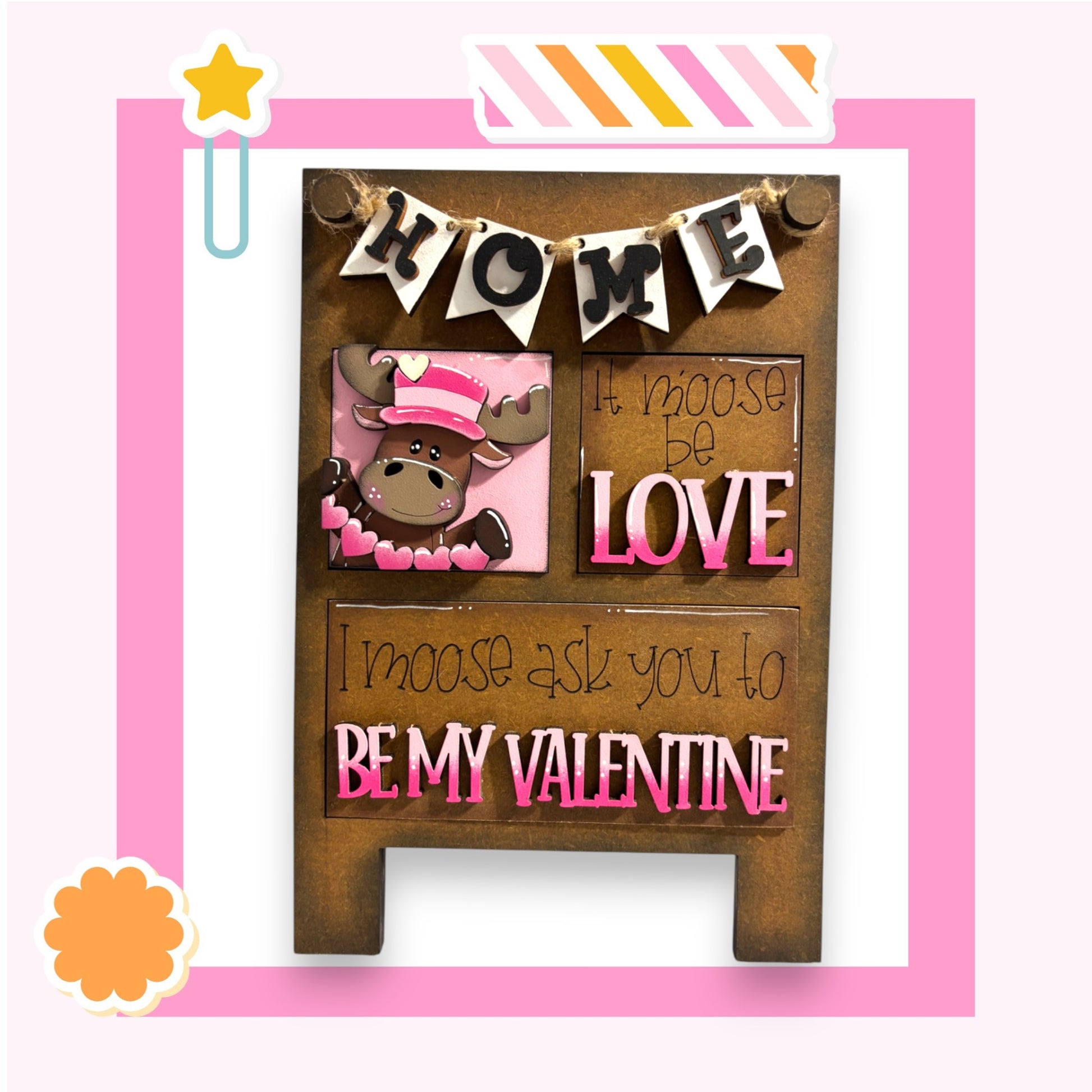 a picture of a wooden sign that says home