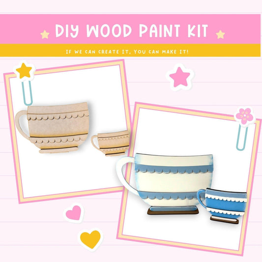 a couple of cups that are next to each other