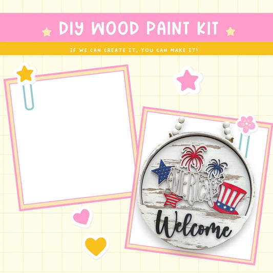 a picture of a welcome home sign with a picture of the welcome home sign