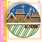 Christmas Be Merry Front Door Hanger Decor product image 1 from The Rustic Farmhouse