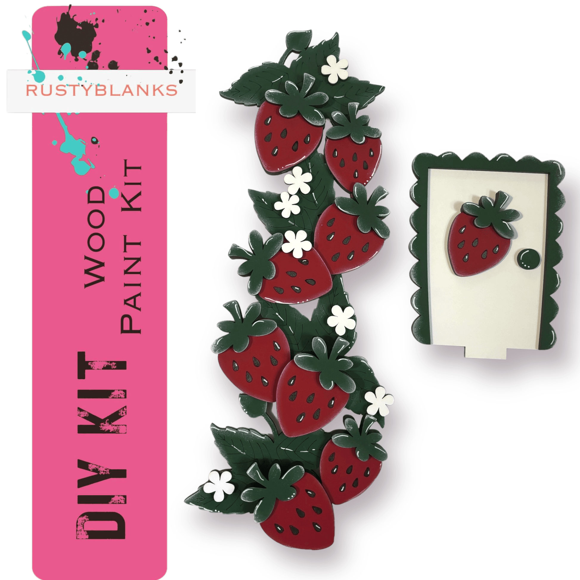 a brooch with a bunch of strawberries on it