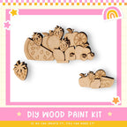 a picture of a wooden craft kit for kids