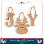 Christmas Reindeer Pegboard Inserts JOY Interchangeable Wall Decor DIY Craft Kit product image 2 from The Rustic Farmhouse