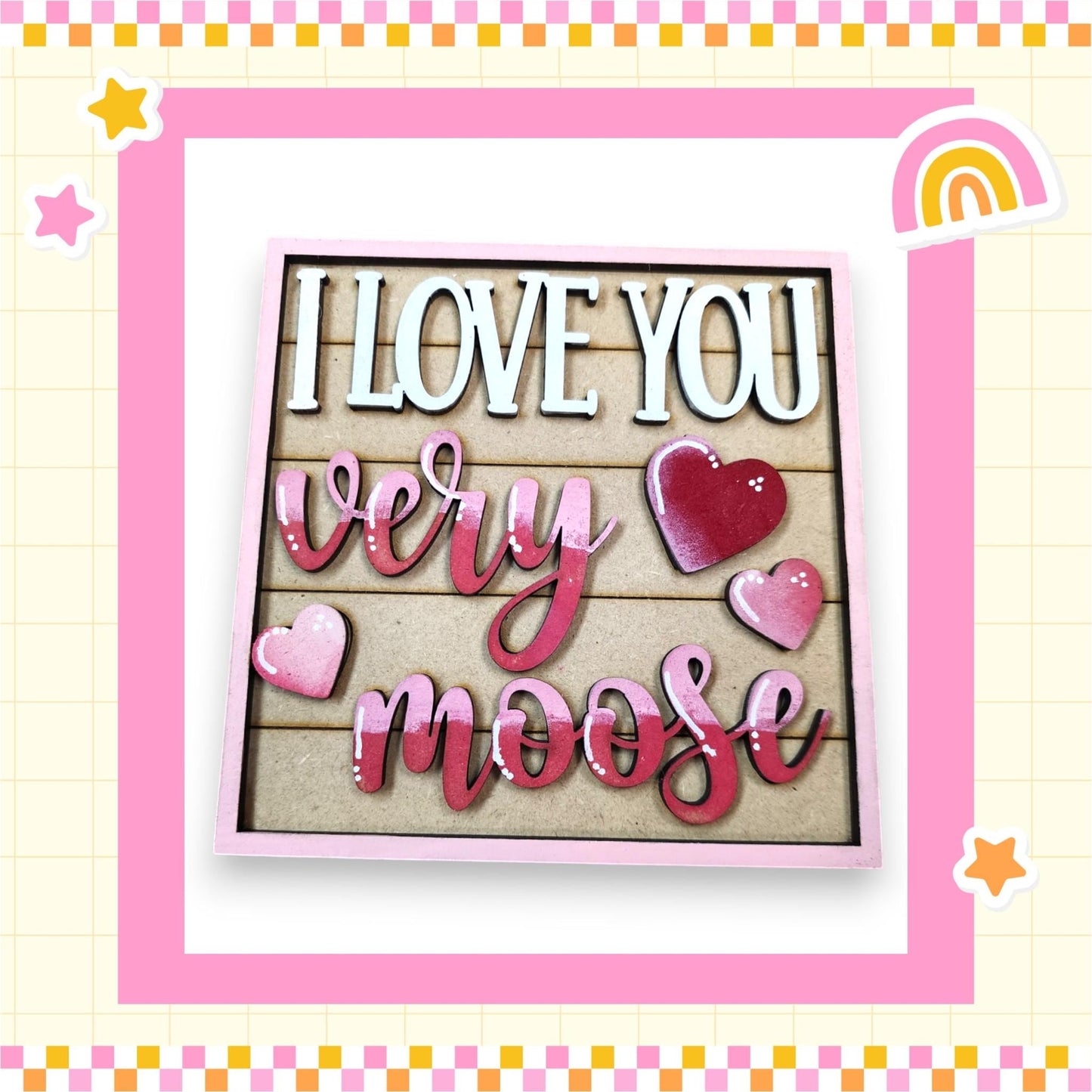 i love you very soon card with hearts