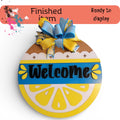 Lemon Wedge Door Hanger product image 1 from The Rustic Farmhouse