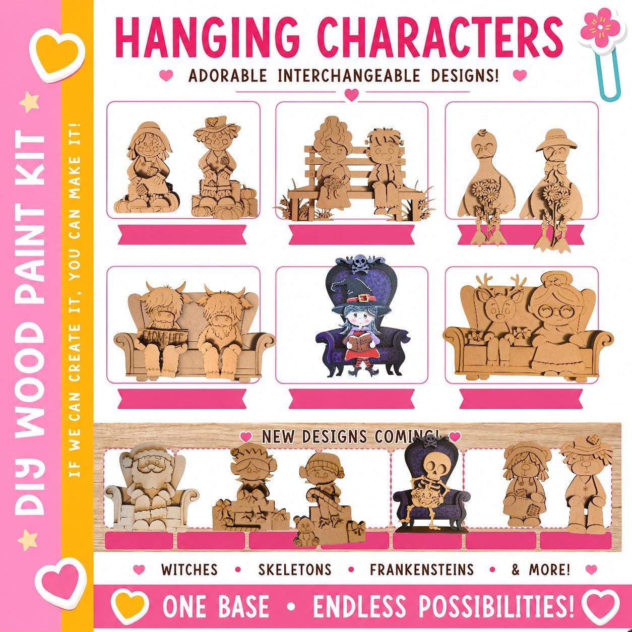 a picture of a bunch of wooden characters