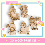 a picture of a wooden craft kit of some kind