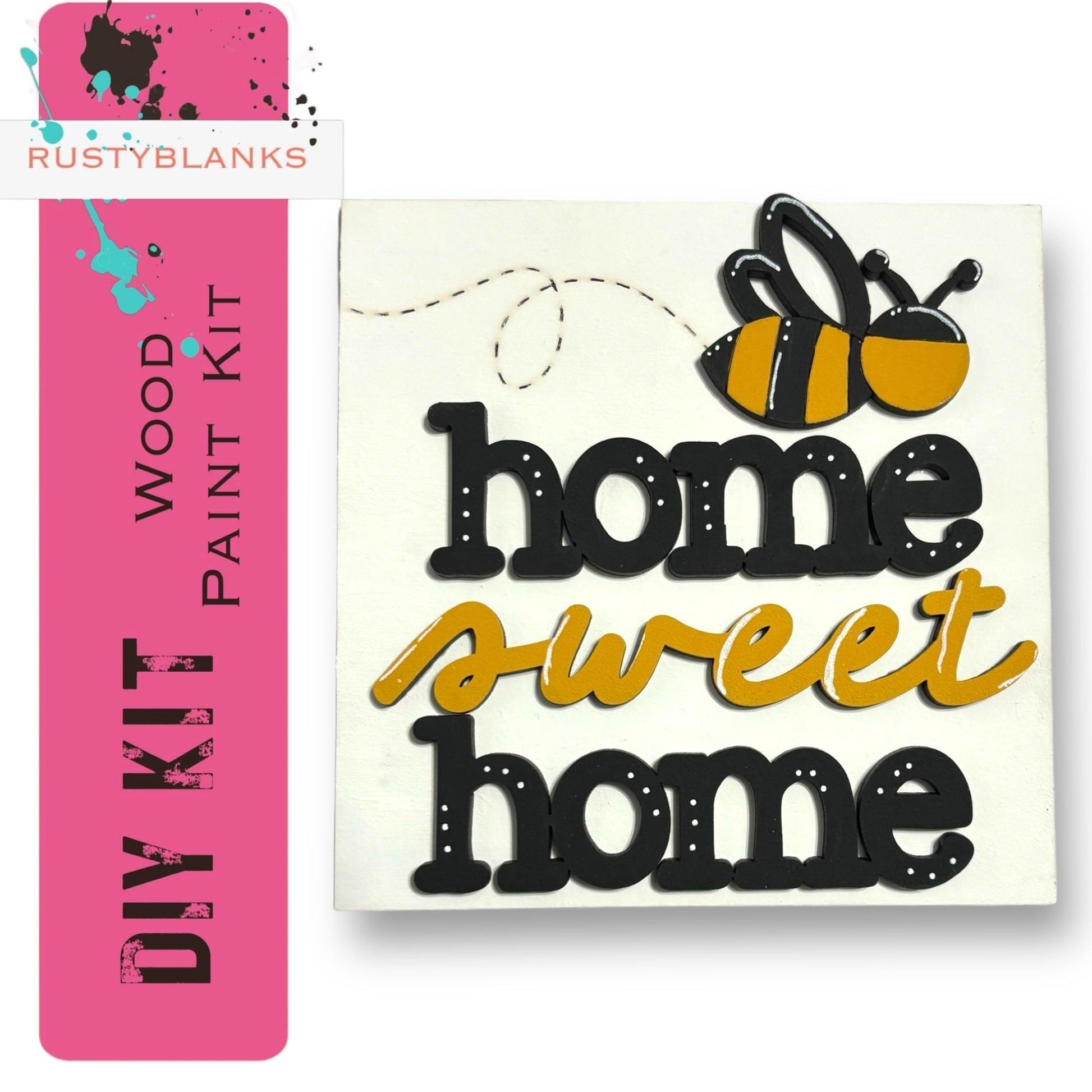 a picture of a sticker that says home sweet home