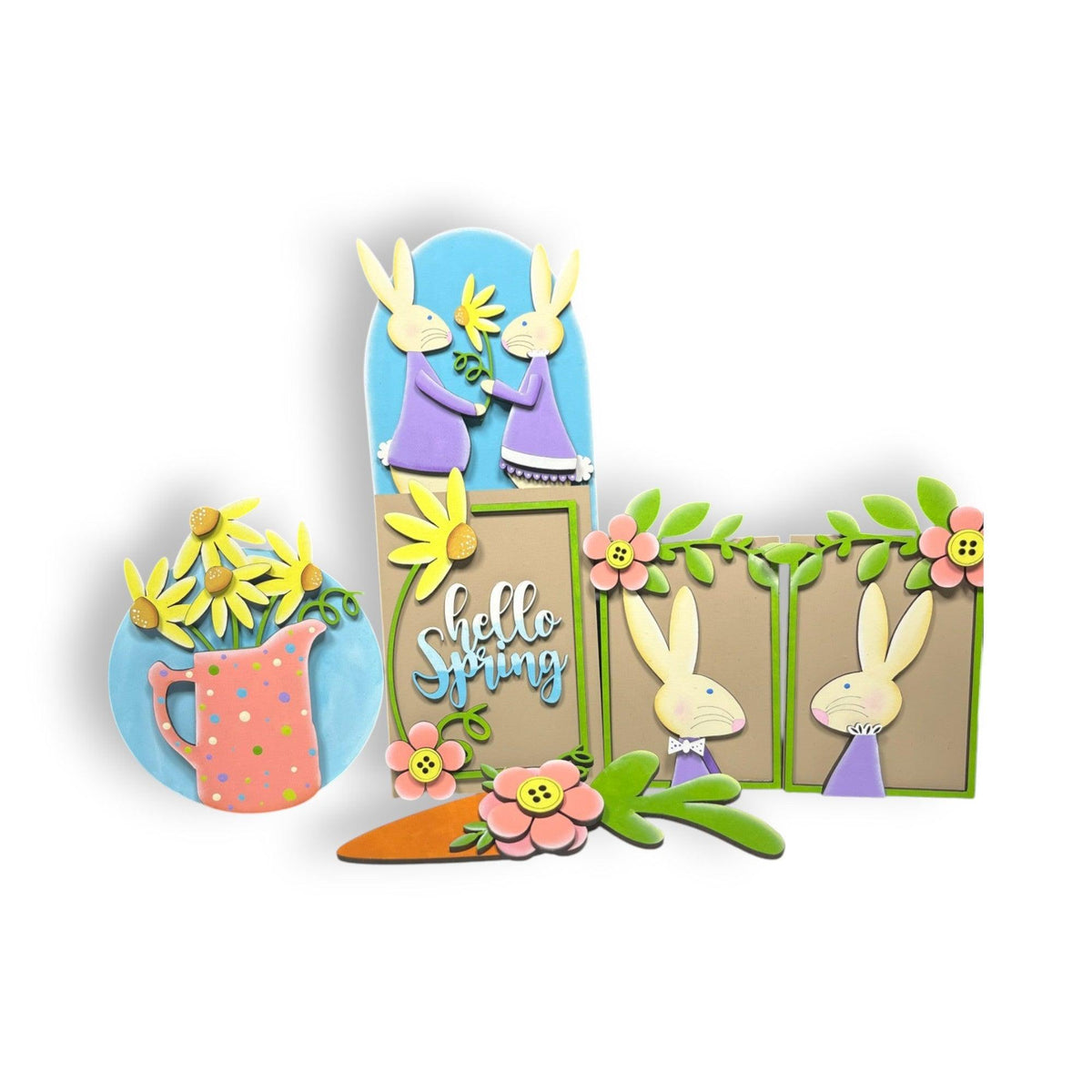 a picture of some cards and a vase of flowers