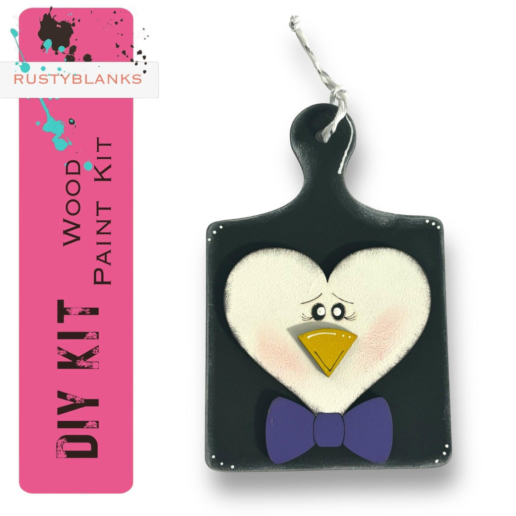a picture of a penguin with a bow tie