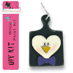 a picture of a penguin with a bow tie