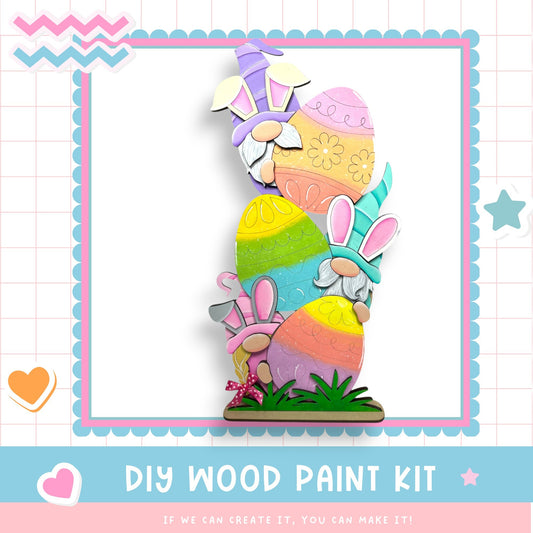 a card with a picture of an easter bunny