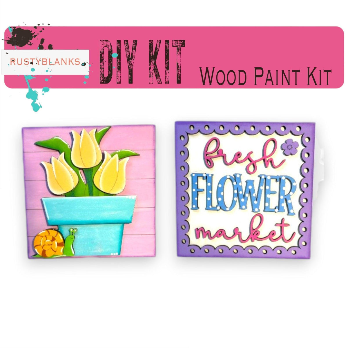 a picture of a flower pot and a picture of a flower pot