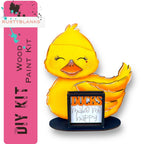 a yellow rubber ducky with a happy birthday sign