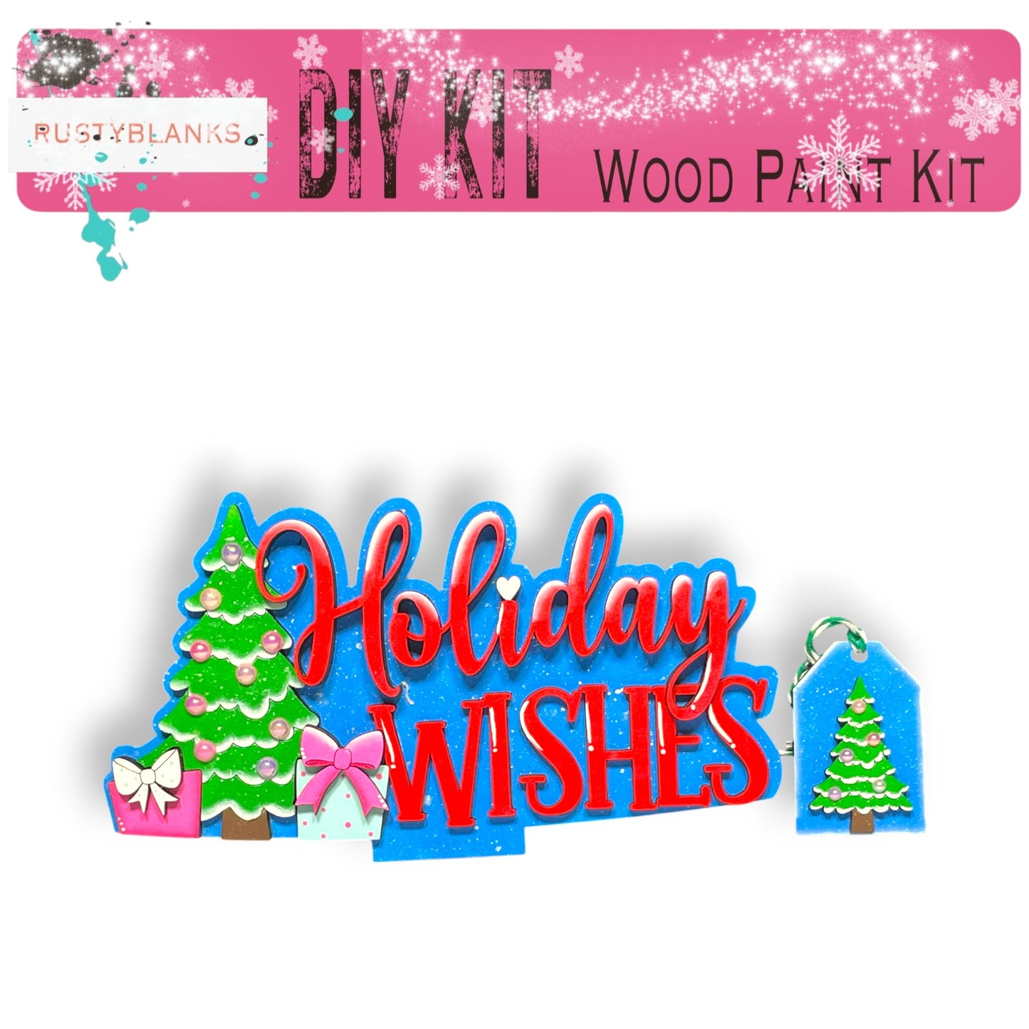 a picture of a holiday wishes sign