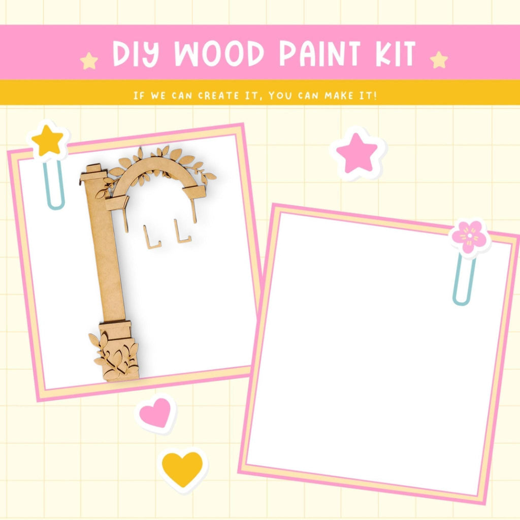 a picture of a wooden paint kit on a table