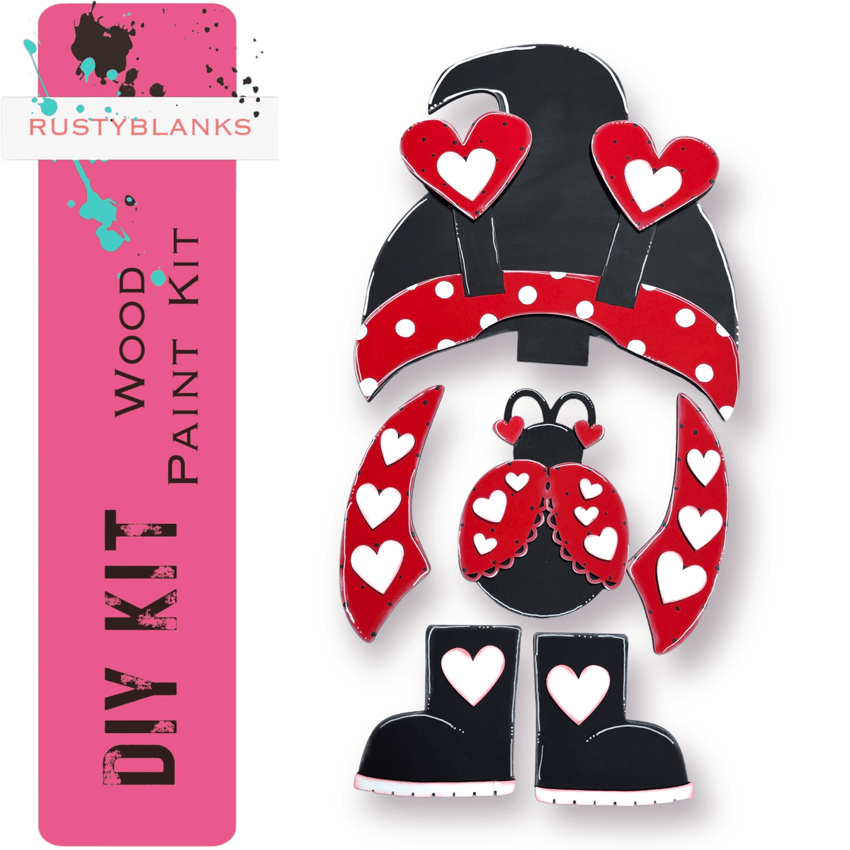 a paper cut out of a panda bear wearing a hat