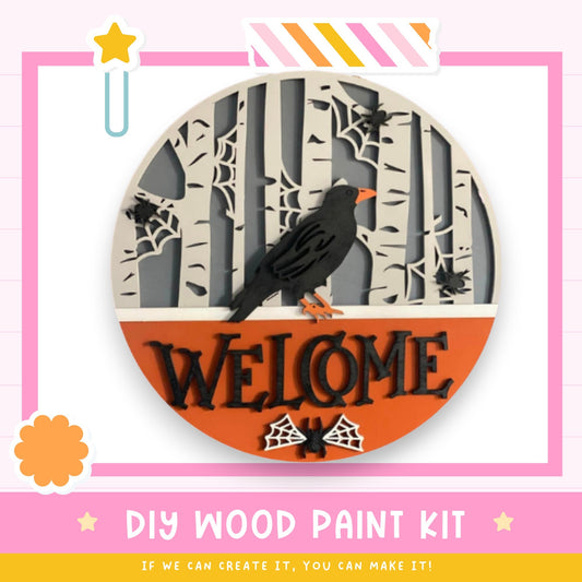 a clock with a black bird sitting on top of it