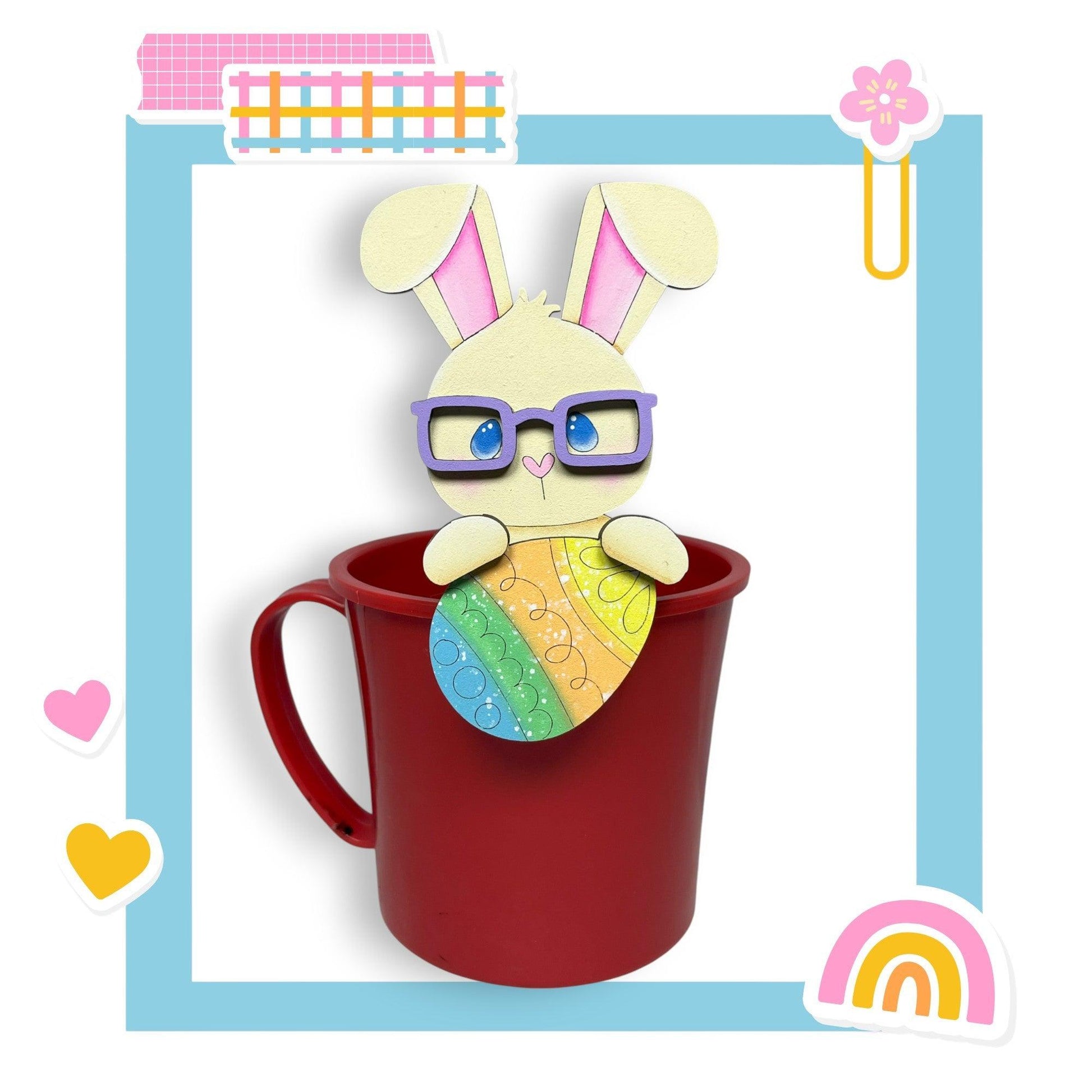 a picture of a bunny in a cup