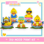 a group of rubber ducks sitting next to each other