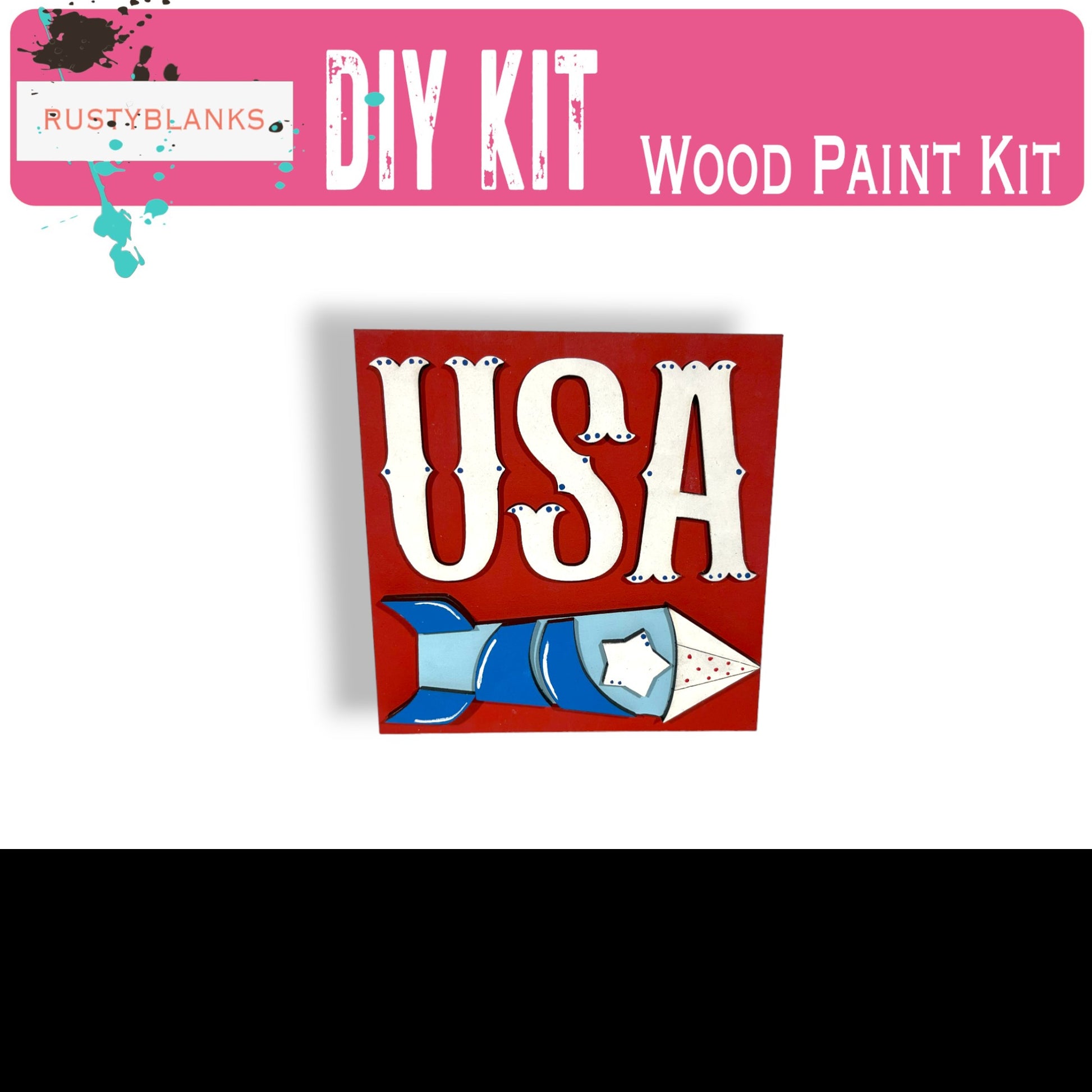 a picture of a wooden paint kit