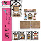 April 2024/25 Barn Calendar Insert Set, DIY Wood Banks, Interchangeable Calendar - RusticFarmhouseDecor