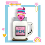 there is a picture of a mug with a picture on it