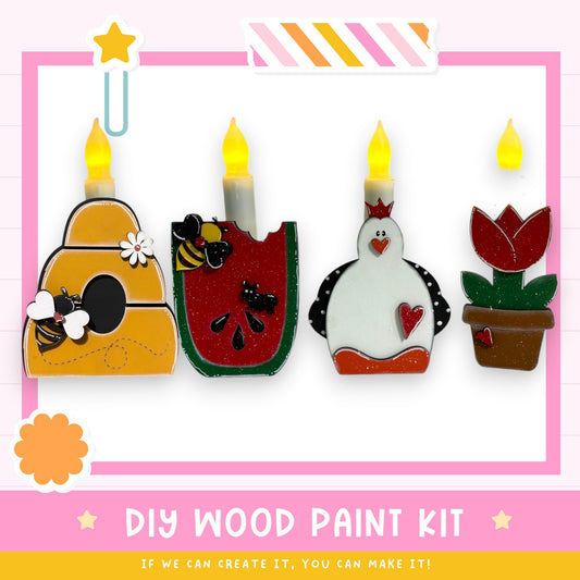 a picture of a diy wood paint kit