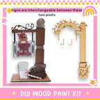 a picture of a diy wood craft kit