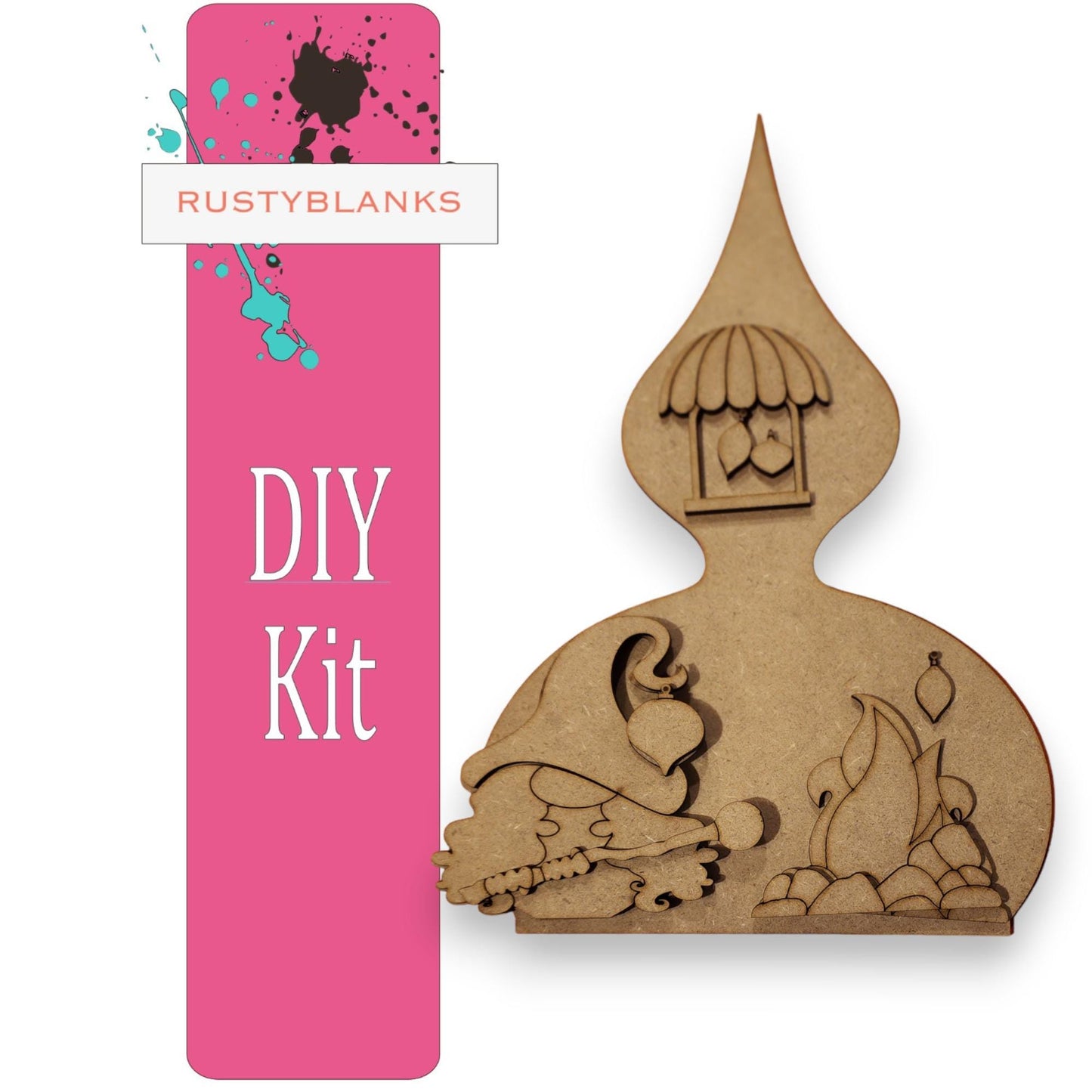 Candy's Glass Shop for Christmas Village DIY