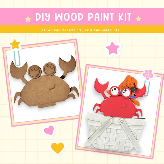 a picture of a crab in a basket and a picture of a crab in a