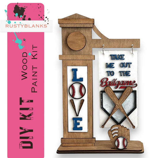 Baseball Inserts for the Mini Interchangeable Post - RusticFarmhouseDecor