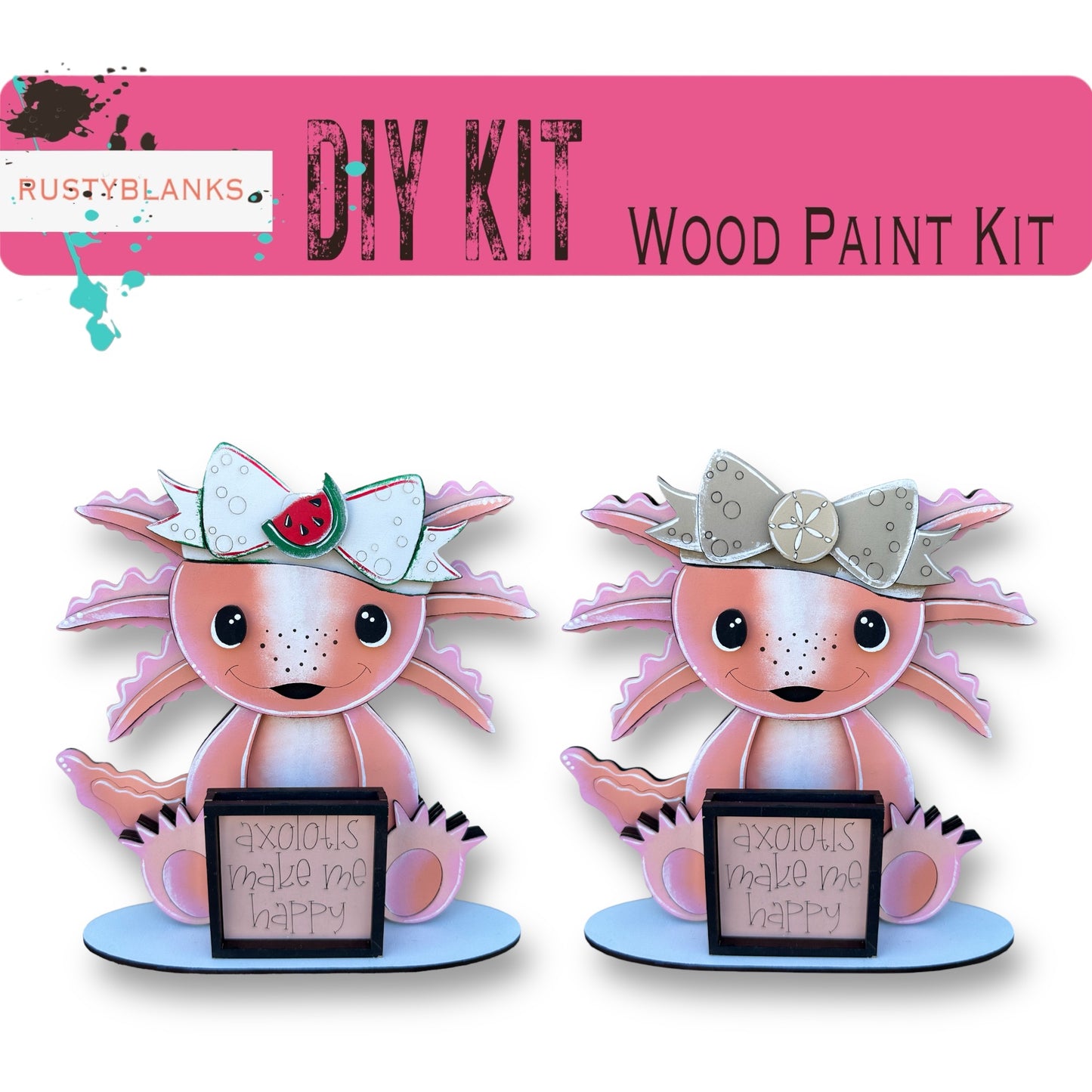a picture of a wood paint kit for a doll