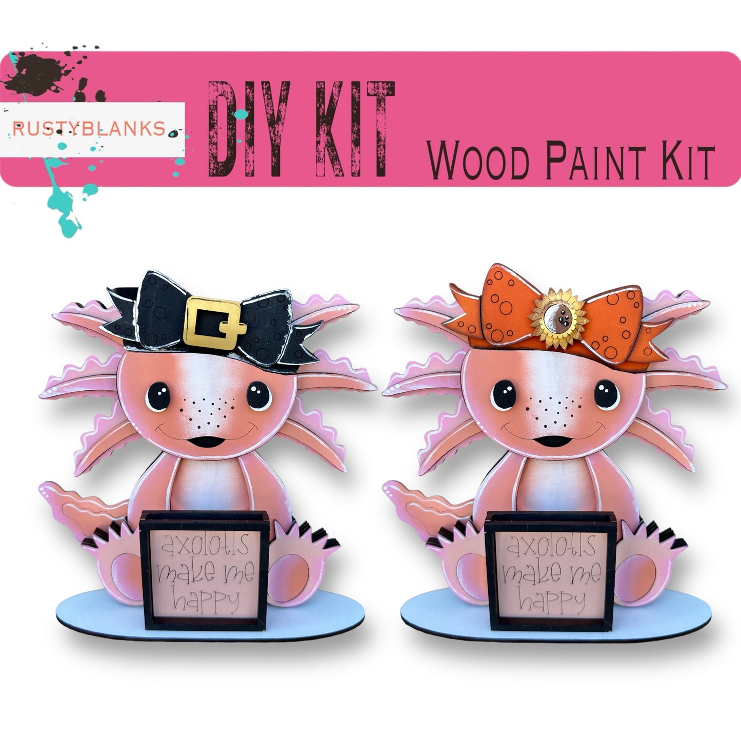 a picture of a pair of wood paint kits