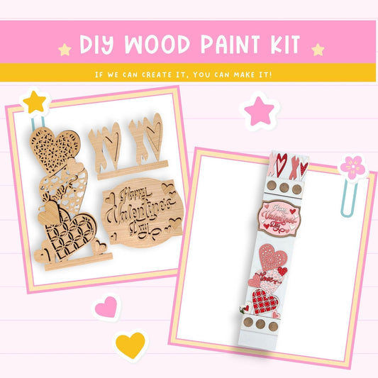 a picture of a wooden craft kit