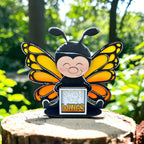 a picture frame with a picture of a butterfly on it