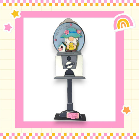 a picture of a coin machine on a stand
