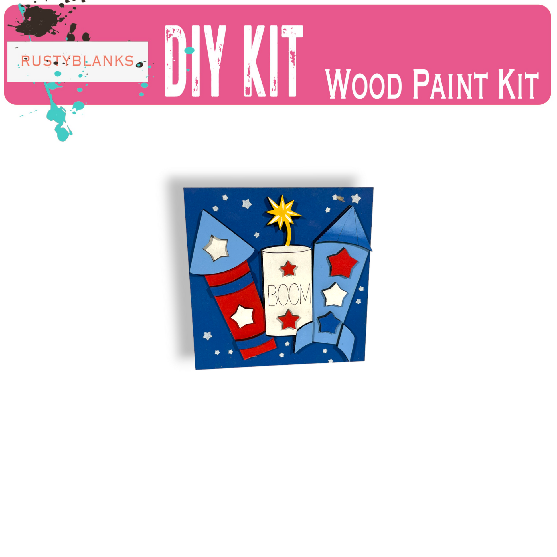 a picture of a wooden painting kit