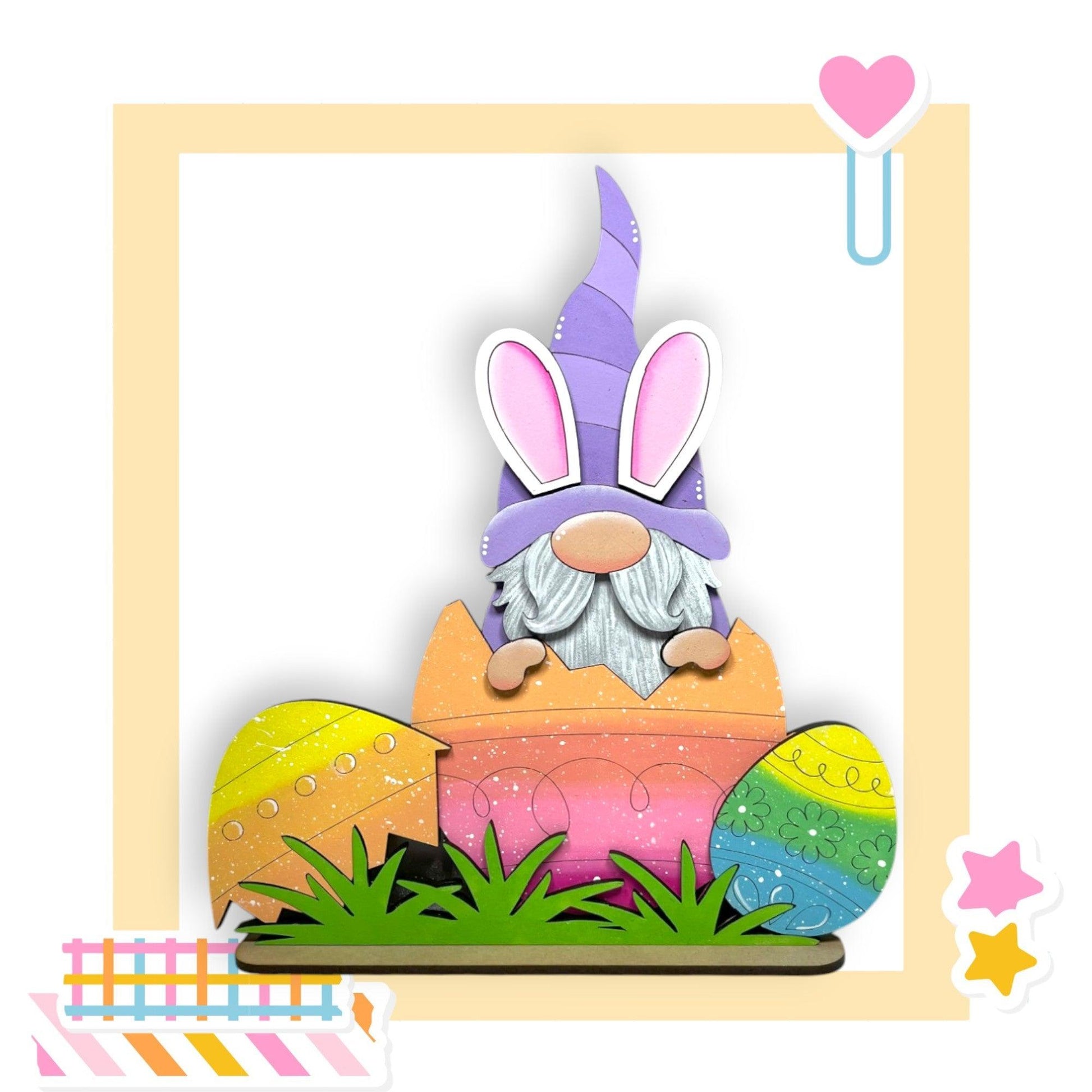 a card with a picture of an easter bunny