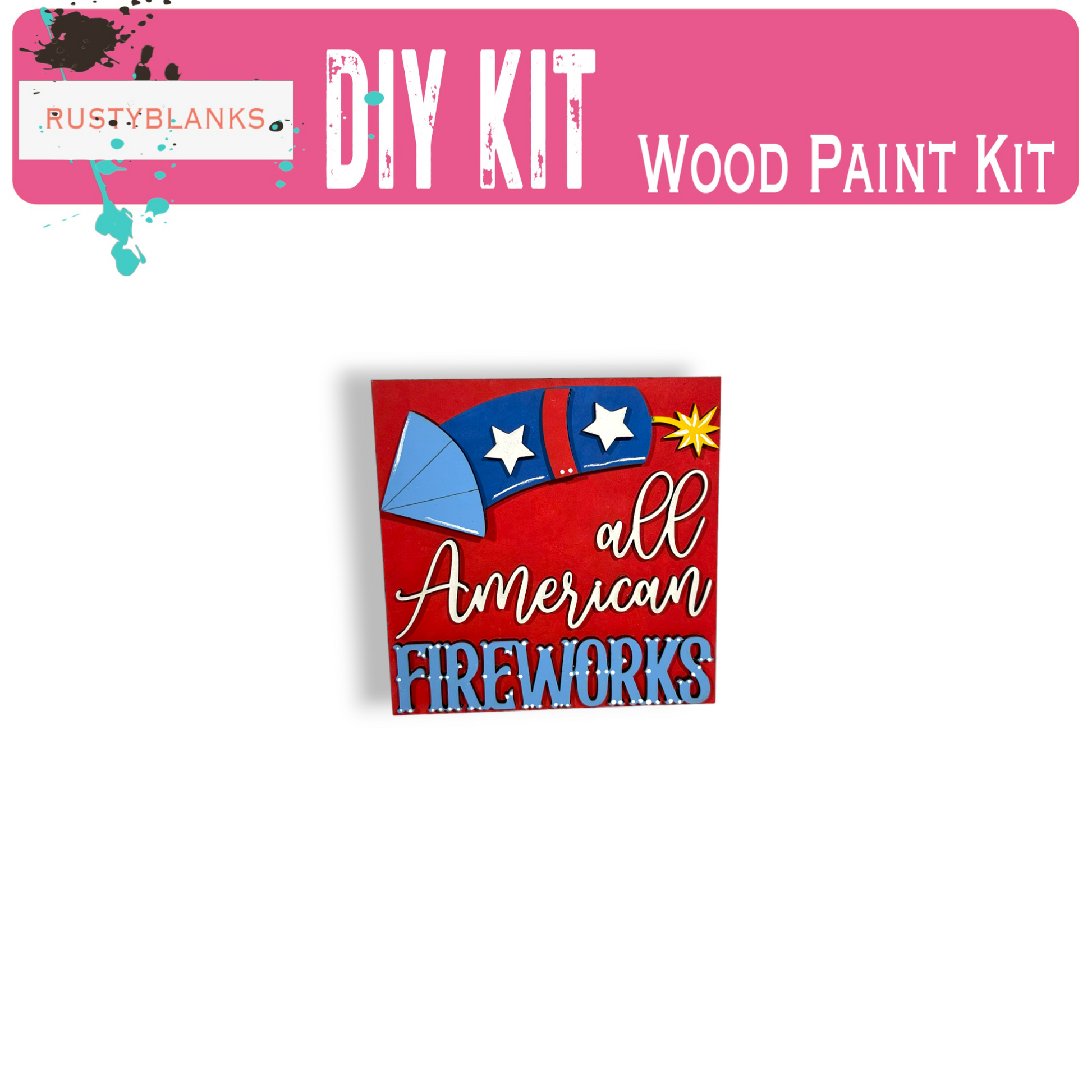a picture of an american firework's diy kit