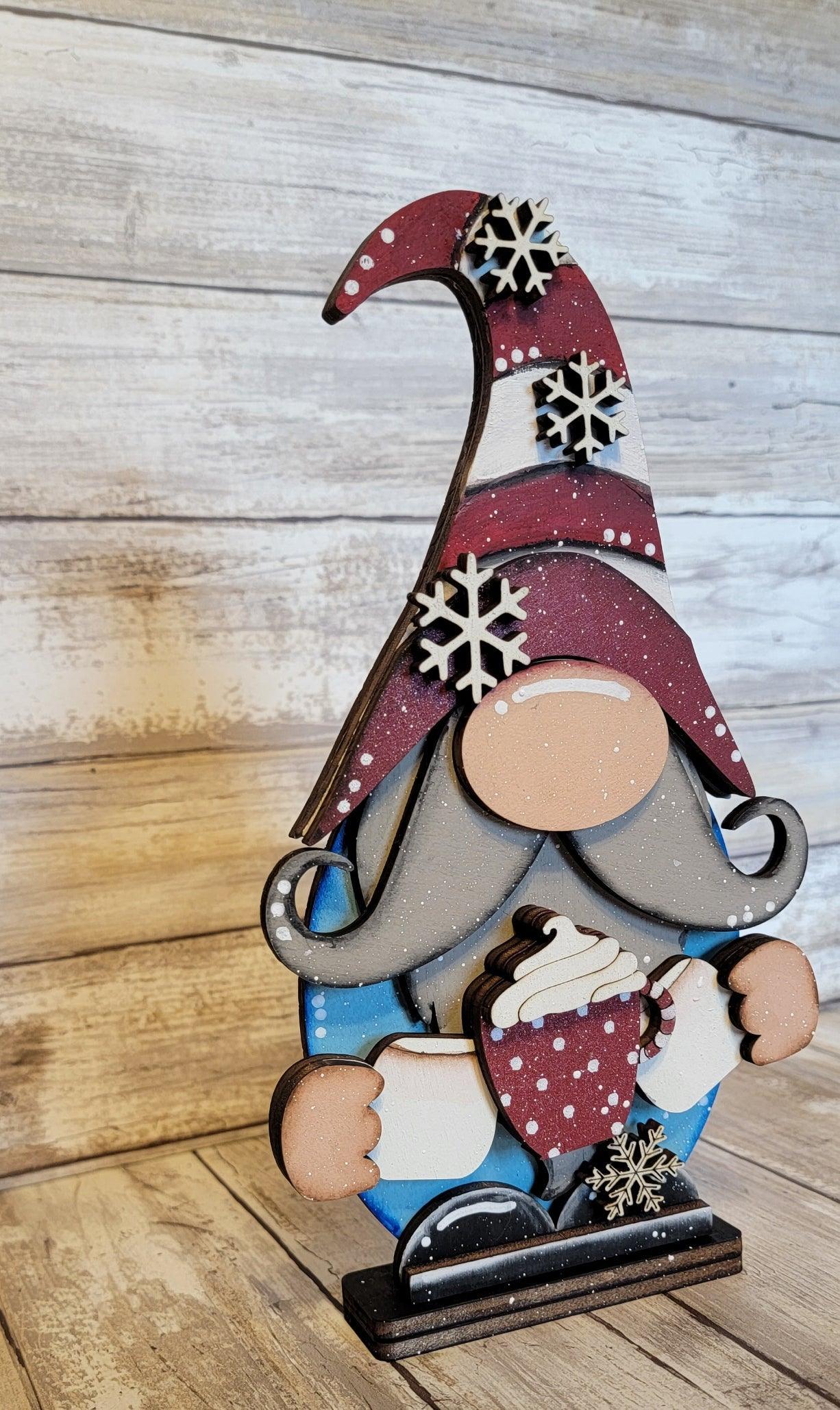 Christmas Hot Cocoa Gnome - RusticFarmhouseDecor